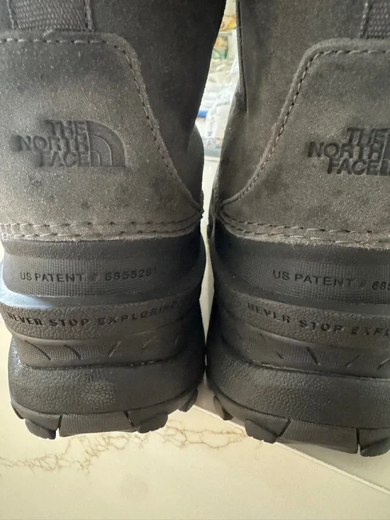 The North Face Men’s Black Gray Rain & Snow Boots - Picture 6 of 7